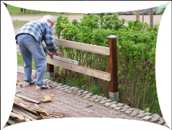 Arbeitseinsatz 04-2010 - Stellplatzbegrenzung - 5